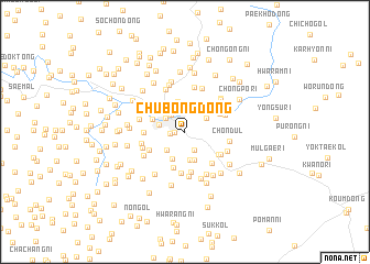 map of Chubong-dong