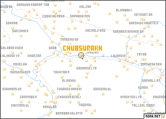 map of Chūb Sūrākh