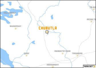 map of Chubutla