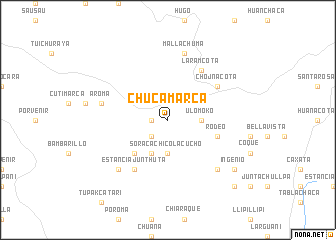 map of Chucamarca