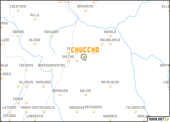 map of Chuccho