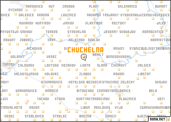 map of Chuchelna