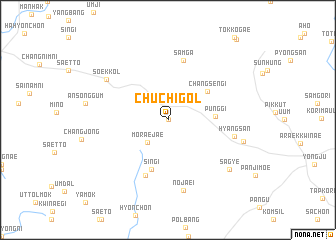 map of Chuch\