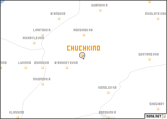 map of Chuchkino