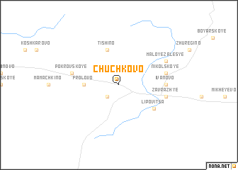 map of Chuchkovo