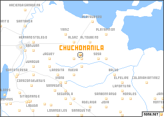 map of Chucho Manila