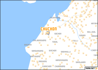 map of Chuch\