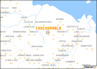 map of Chucho Pablo