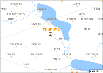 map of Chuchʼya