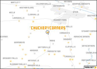 map of Chuckery Corners