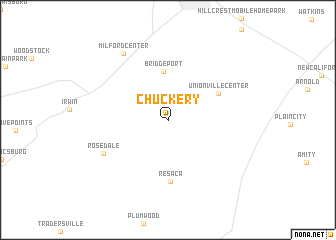 map of Chuckery