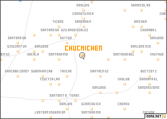 map of Chucmichén