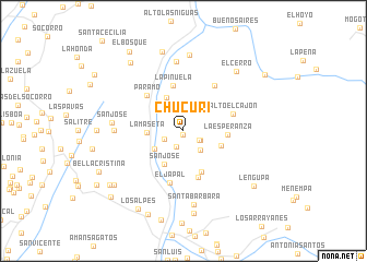 map of Chucurí