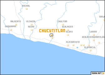 map of Chucutitlán