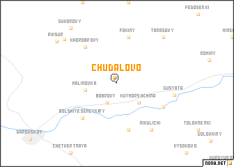 map of Chudalovo