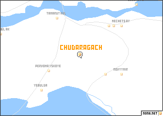 map of Chudar-Agach