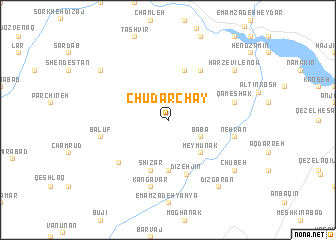 map of Chūdar Chāy