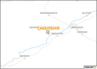 map of Chudinovka