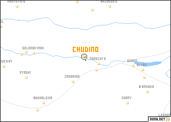 map of Chudino