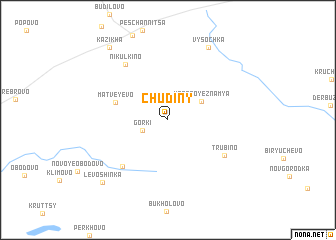 map of Chudiny