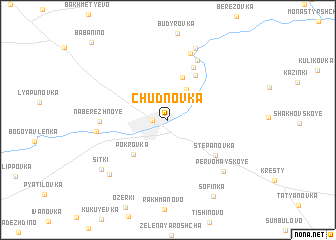 map of Chudnovka