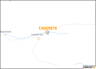 map of Chudnoye
