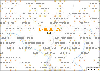 map of Chudolazy