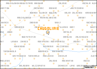 map of Chudolipie