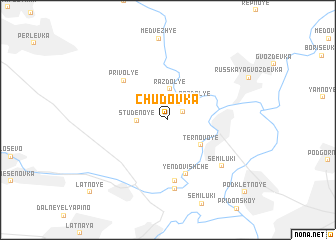 map of Chudovka