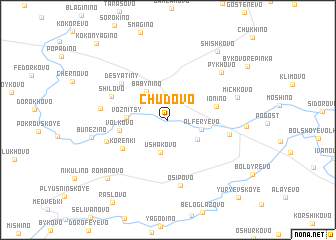 map of Chudovo