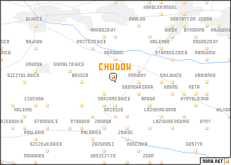 map of Chudów