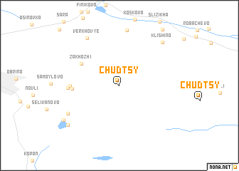 map of Chudtsy