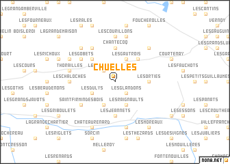 map of Chuelles