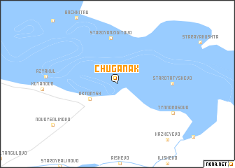 map of Chuganak