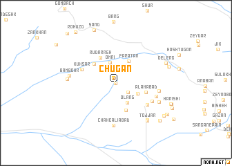 map of Chūgān