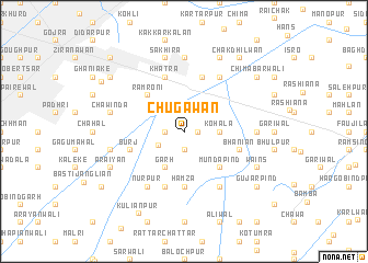 map of Chugāwan