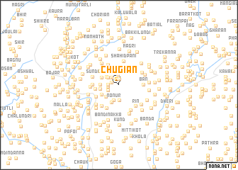 map of Chugiān