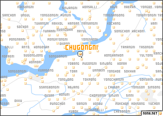 map of Chugong-ni