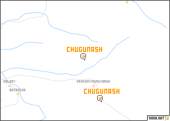 map of Chugunash