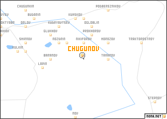 map of Chugunov