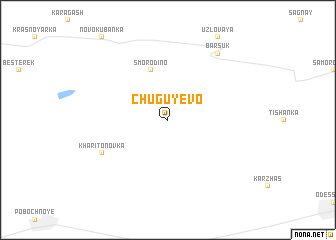 map of Chuguyevo