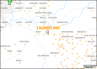 map of Chuhar Chak