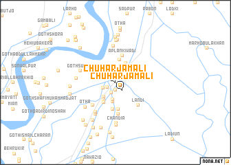 map of Chuhar Jamāli