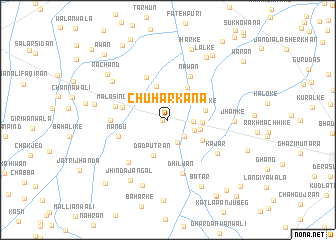 map of Chūhar Kāna