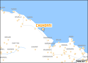 map of Chuhŏm-ni