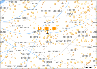 map of Chuhr Chak