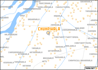 map of Chūhriwāla