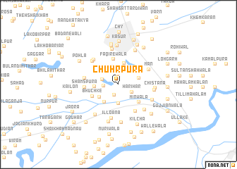 map of Chūhrpura