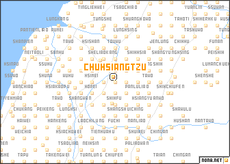 map of Chu-hsiang-tzu