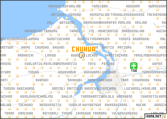 map of Chu-hua